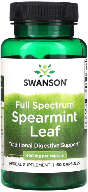 몸관리하세요 겨울입니다 Swanson Full Spectrum 스피어민트잎 400mg 캡슐 60정 특별관리진행, SwansonFullSpectrum스피어민트잎400mg, 1개 - 쿠팡