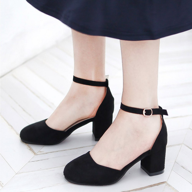 슈즈앤 메리제인 미들 힐 sn333