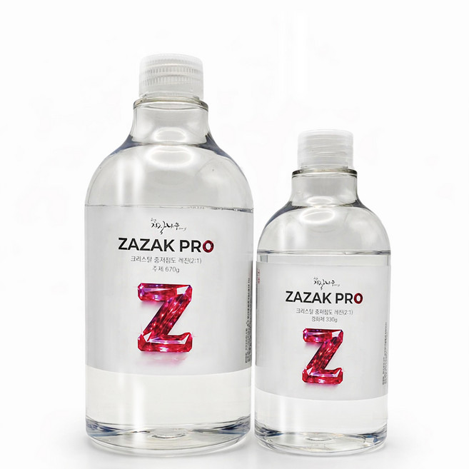 자작프로Z 레진 1kg 레진공예 웨딩 부케 오브제 크리스탈레진 황변방지제 첨가, 1개, 1세트