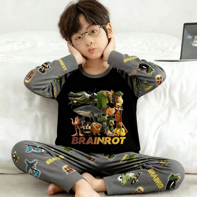 밀크봉봉 월드소년 트랄라레오 모든 종류 남여공용 잠옷세트