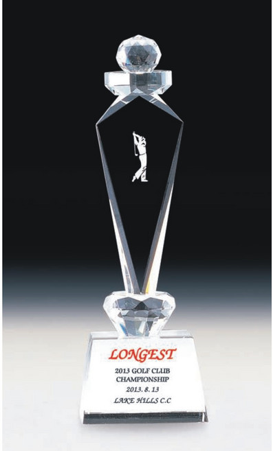 싱글 홀인원 이글 메달리스트 롱기스트트로피, 사이즈