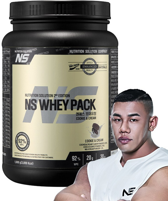 NS포대유청 쿠키앤크림맛 WPC 단백질보충제, 1개, 1kg