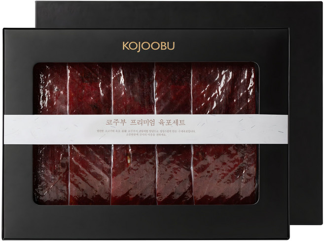 코주부 프리미엄 육포 + 쇼핑백 선물세트, 250g, 1세트