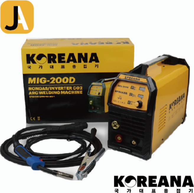 KOREANA 코리아나 MIG-200D 논가스 CO2 용접기 인버터 아크용접기 멀티용접기 MIG MMA TIG, 1개
