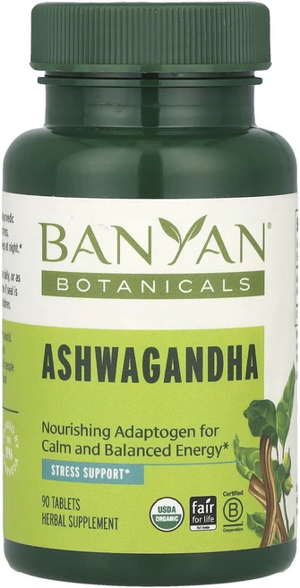 몸관리하세요 겨울입니다 Banyan Botanicals 아슈와간다 90정 특별관리진행 - 쿠팡