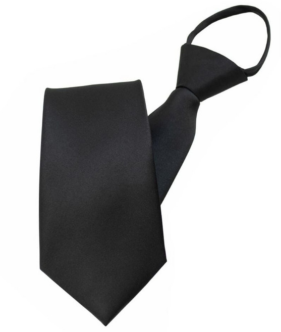 자동 지퍼 조문넥타이 검정타이 장례식 보급형 hes+7974mK
