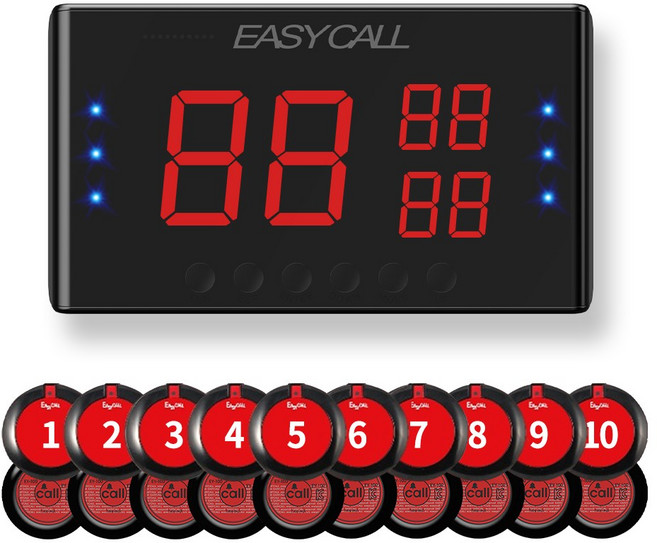 이지콜 무선 호출벨 세트 EY-2003 + 레드 20개