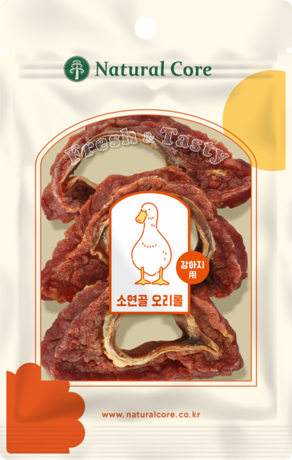 네츄럴코어 소연골 오리롤 65g 3개