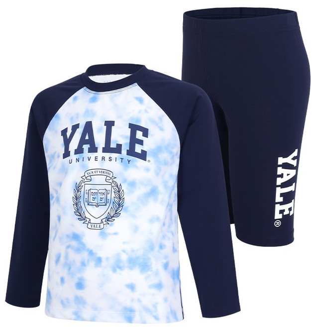 예일 키즈 아동 키즈 주니어 래쉬가드 상하의 세트 23YMAQ210