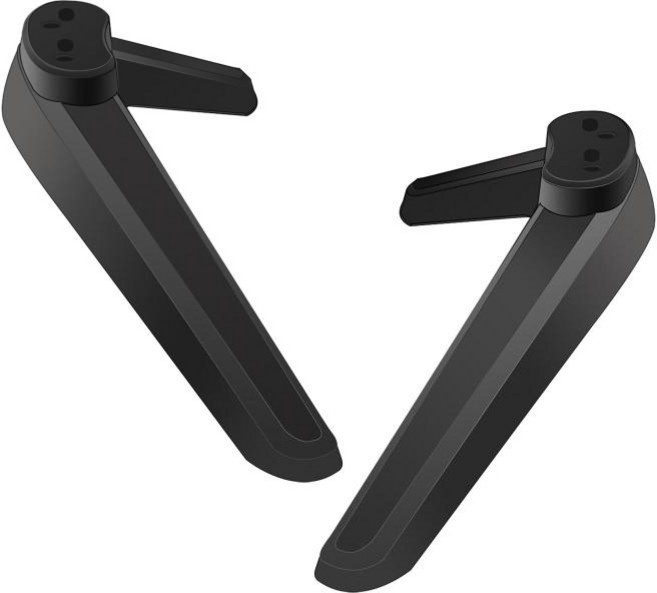 TV 스탠드 다리 2개 대부분의 TV에 사용 가능한 범용 TV 스탠드, 21.5cmx5.5cm, 검은색, 플라스틱, 한개옵션0