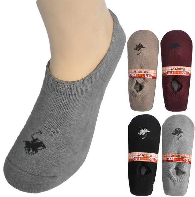 비버리힐스폴로클럽 여성용 통파일 덧신 5켤레