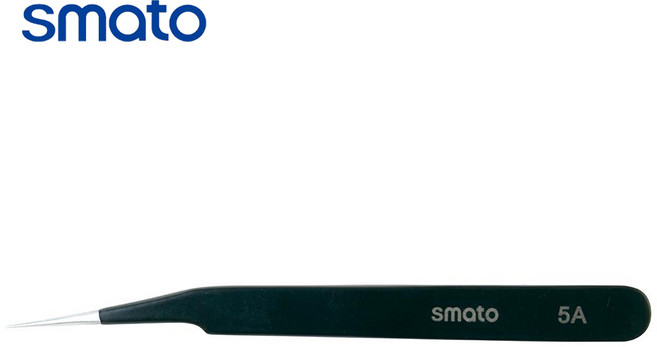 스마토 정밀핀셋 ESD 2AS (135MM) 얇은핀셋 미세핀셋 집게, ESD 5AL (140MM), 1개, 상세페이지참조