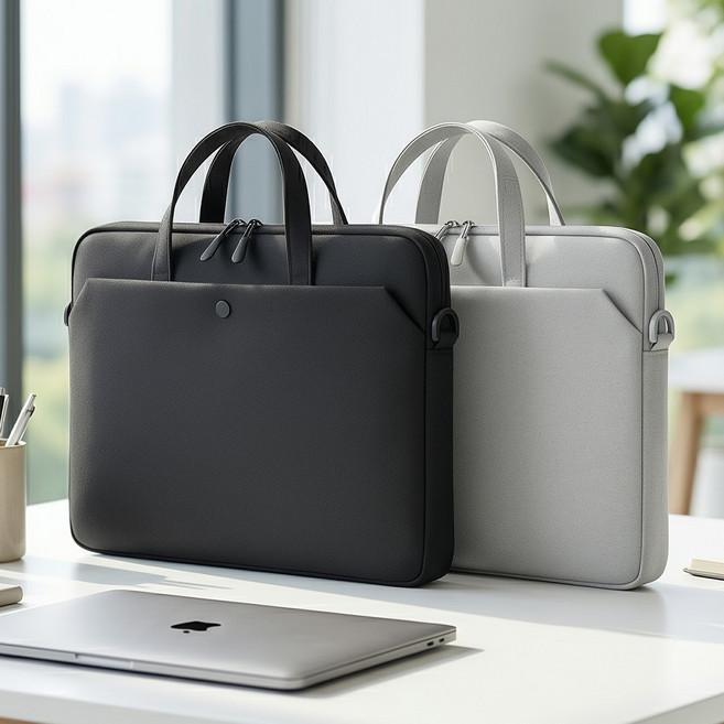 프로가드 노트북 가방 파우치 직장인 맥북 LG 그램 삼성 갤럭시북 L 15인치 16인치 그램17, 블랙