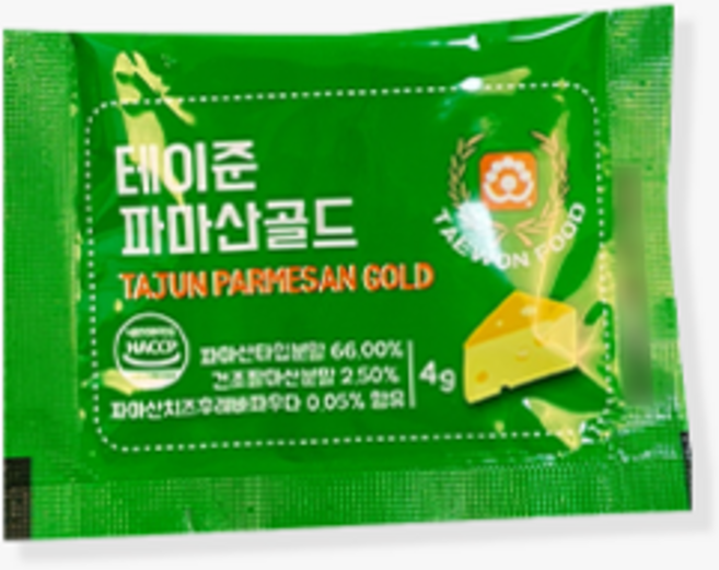 [피자다] 태원식품 테이준파마산골드 일회용, 1개