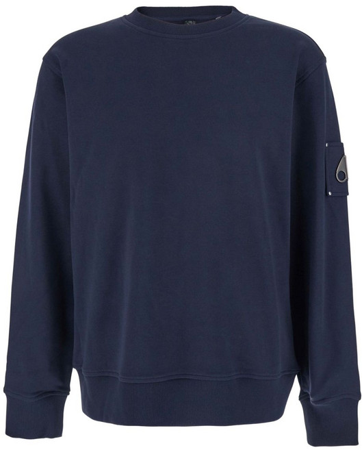 무스너클 로고 아플리케 스웨트셔츠