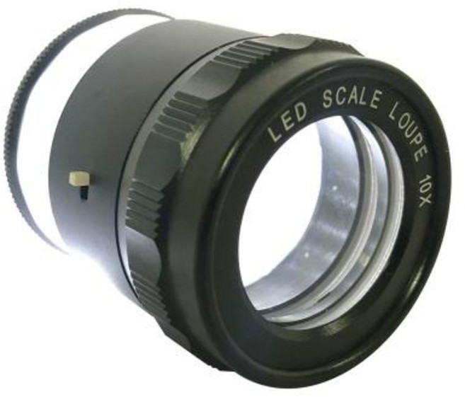 블루텍확대경 스케일루페 BD-SL10, 1개