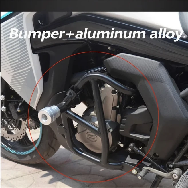 CFMOTO 슬라이더 가드 엔진 크래시 번즈 프로텍터 사이드 오토바이 안전 범퍼 400GT 650GT 용, 01 Style 3