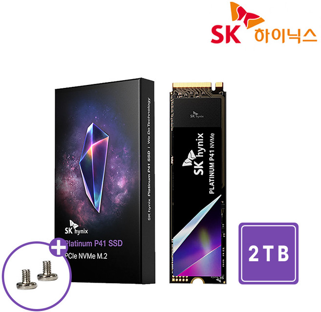 {+고정나사} SK HYNIX Platinum P41 SSD PCIe NVMe M.2 2TB {정품판매점}