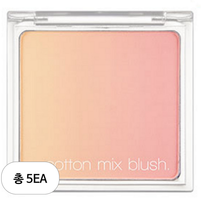 미샤 코튼 믹스 블러셔 11g, NO.1 스트로베리 바나나, 5개