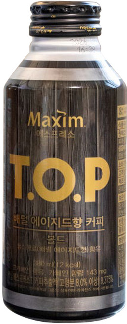 티오피 배럴에이지드향 커피 볼드 380mlx12캔, 380ml