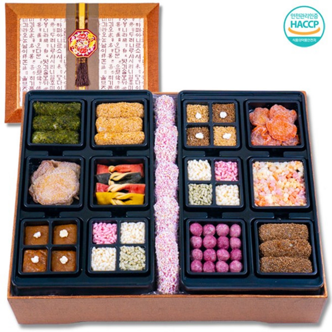 [선혜청한과] 3대째 이어온 전통한과 고인돌보자기, 1개, 1.9kg