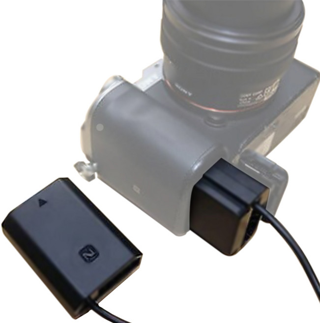 SMJ 소니 AC-FZ100 더미배터리충전 미러리스 DSLR 상시전원배터리 5천만보상 PL보험가입 영상촬영, 소니 AC-FZ100 더미배터리