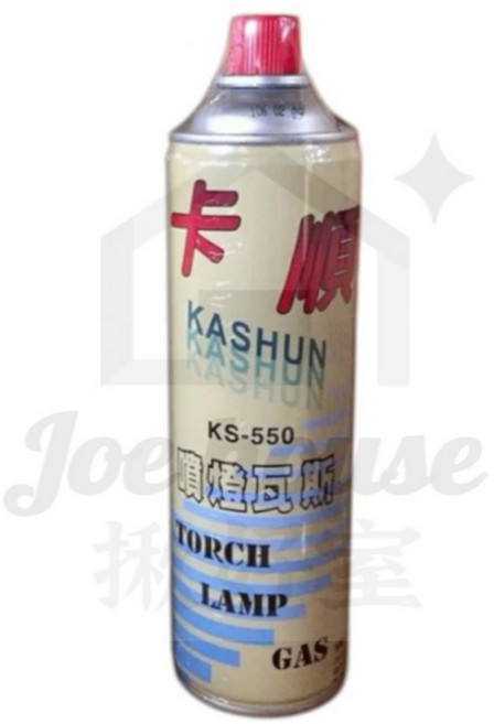 卡順 噴燈瓦斯 KS-550 300g 專用瓦斯罐, 1個, 宅配【最多2箱48入】