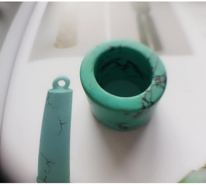 撿漏篇 老收藏【綠松石】扳指