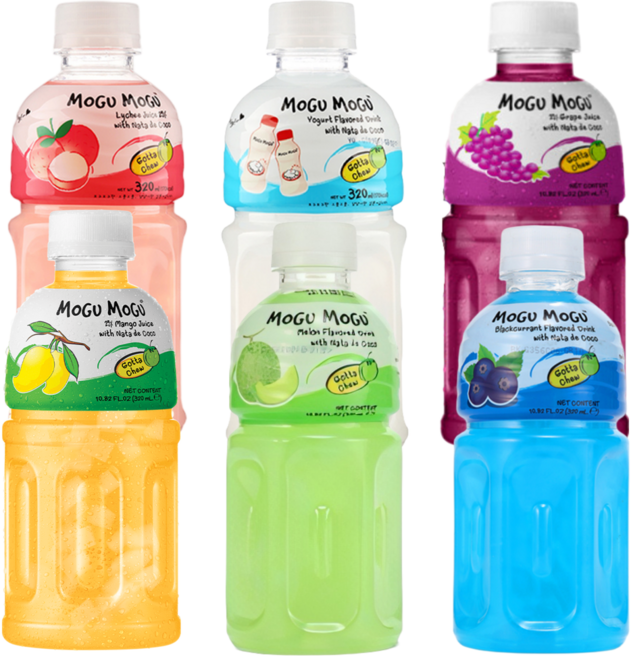 [쿨앤드몰] 모구모구 6종혼합 리치4+요거트4+포도4+망고4+멜론4+블랙커런트4, 24개, 320ml