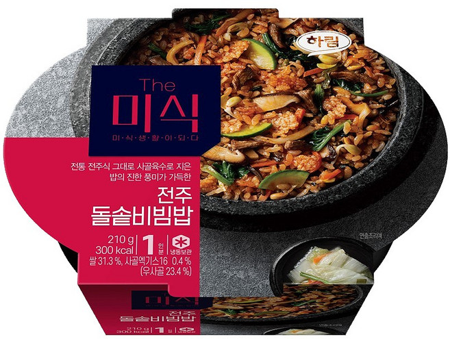 더미식 전주 돌솥비빔밥, 6개, 210g