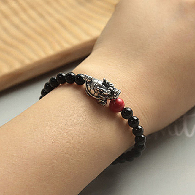 용귀팔찌 용거북이 은(Silver925) 손재수 관재수 구설수 막는팔찌