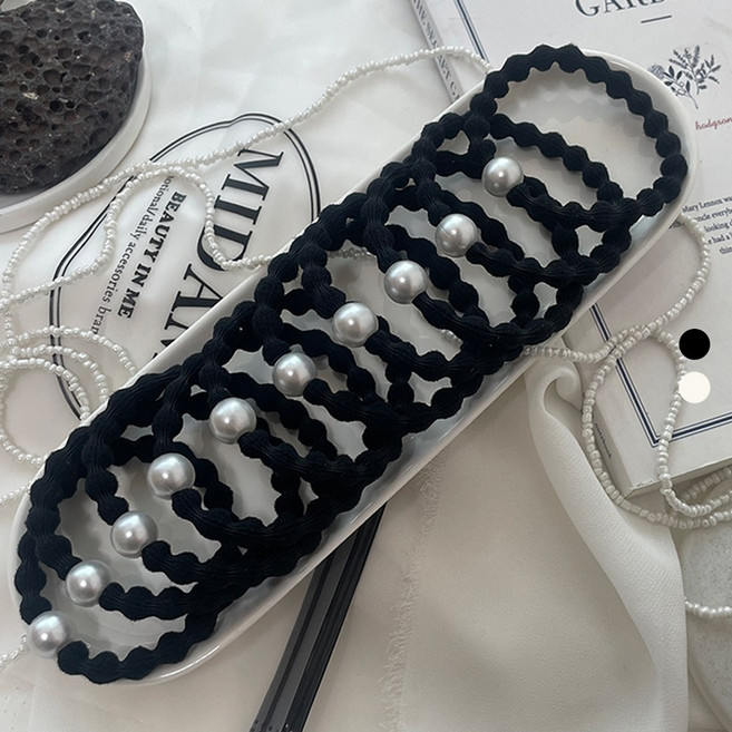 미다미 [20p 지퍼백 세트] 데일리 논슬립 웨이브 헤어끈