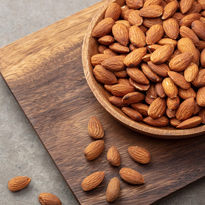 올바른습관 세척 갓구운 아몬드 햇아몬드 무염 볶음 실속형 200g, 1개