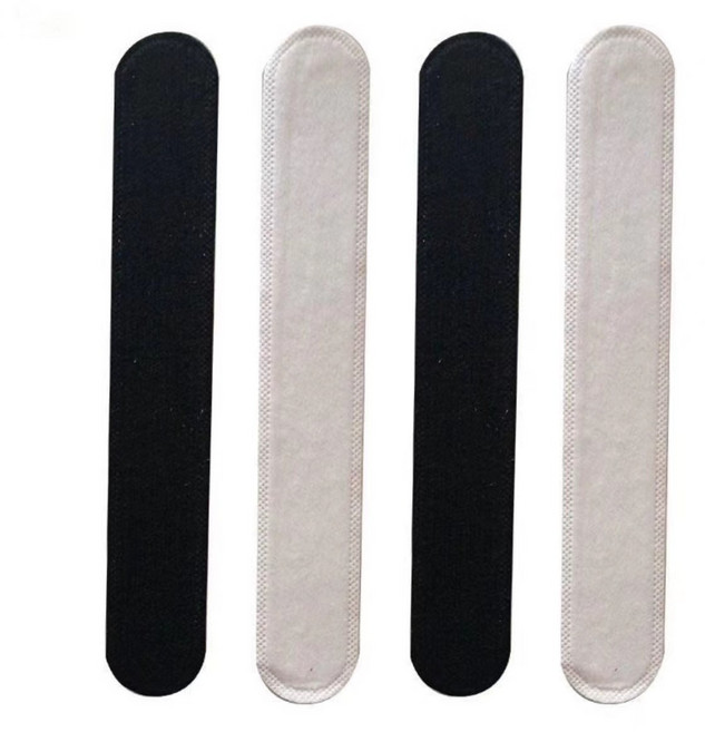 모자패드 캡가드 테이프 모자스티커 40P, 블랙, 1개