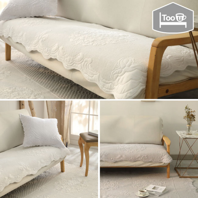 투유바이조희선 생피에르 선염 면워싱 목화솜 돌쇼파패드 85x200