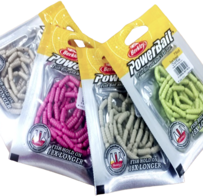 버클리 파워베이트 파워 위글러 송어 산천어 구더기웜 송어웜 웜, PK, 1개