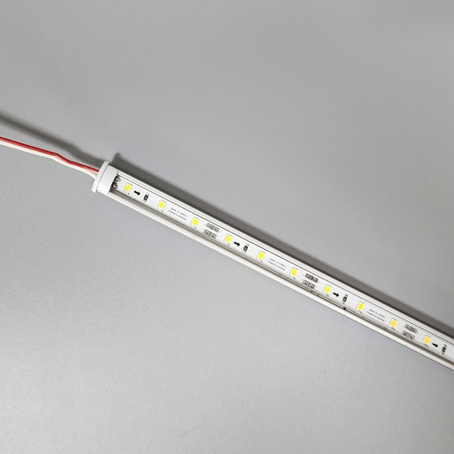 주문 제작 LED바 2M 12V 3000K 매장 입구 조명 간접 조명 LED라인바 LED안정기, 2M(카바 불투명), 1개