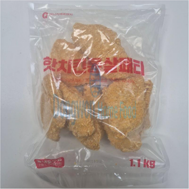 마니커 핫치킨 통살패티, 1.1kg, 1개