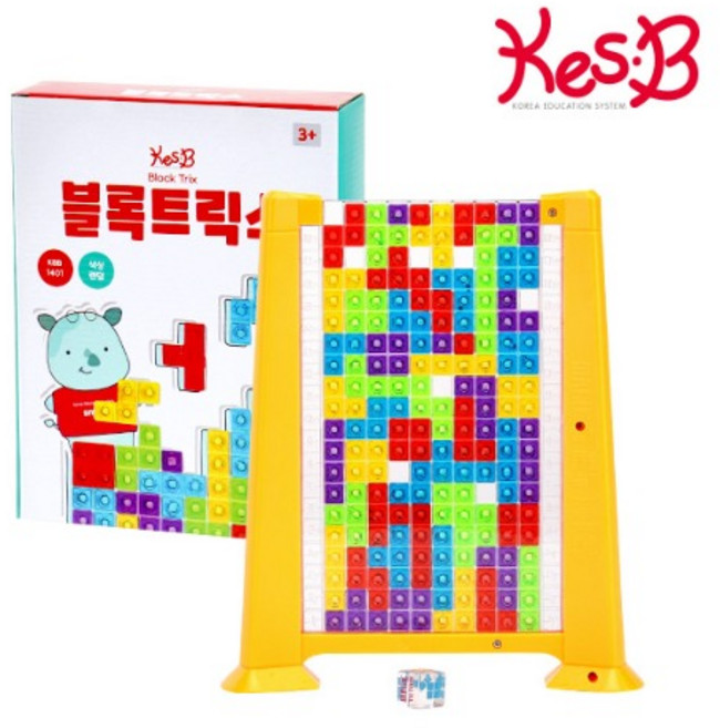 보드게임 블록트릭스 유아장난감 학습놀이 보드 어린이 놀이 완구 학습게임, 1개