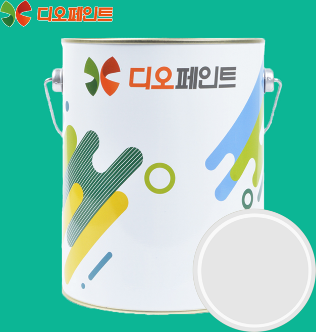 디오페인트 리노타일 욕실 친환경 수성 페인트 4L, 클래식2(클라우드그레이), 1개
