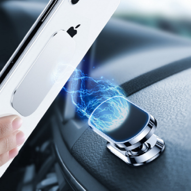마그네틱 차량 스마트폰 거치대, 블랙, 1개