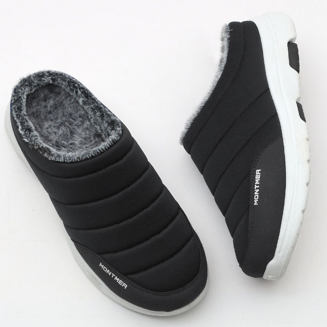 몬트머 커플 털신발 뮬 슬리퍼 G45F7M