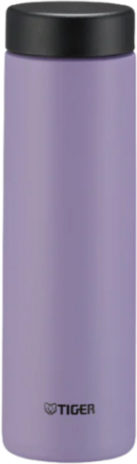 TIGER虎牌 樂潔上蓋 旋蓋式不鏽鋼保溫杯, 薰衣草紫500ml, 1個, 500ml