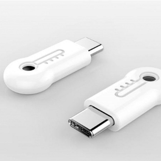 템온 비접촉식 스마트 온도계 가정용 업소용, 화이트, 1개