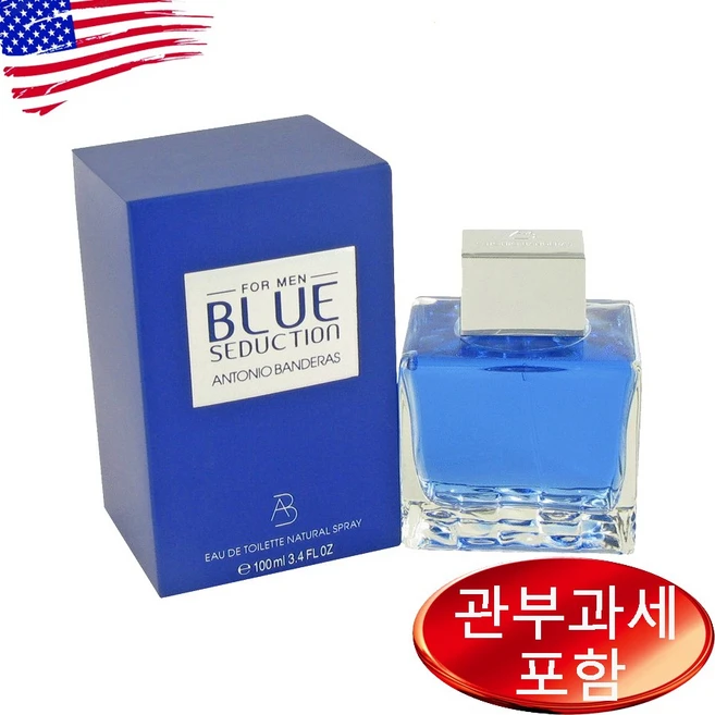 Blue Seduction By ANTONIO BANDERAS 3.4 oz MEN, 100ml, 1개 - 쿠팡
