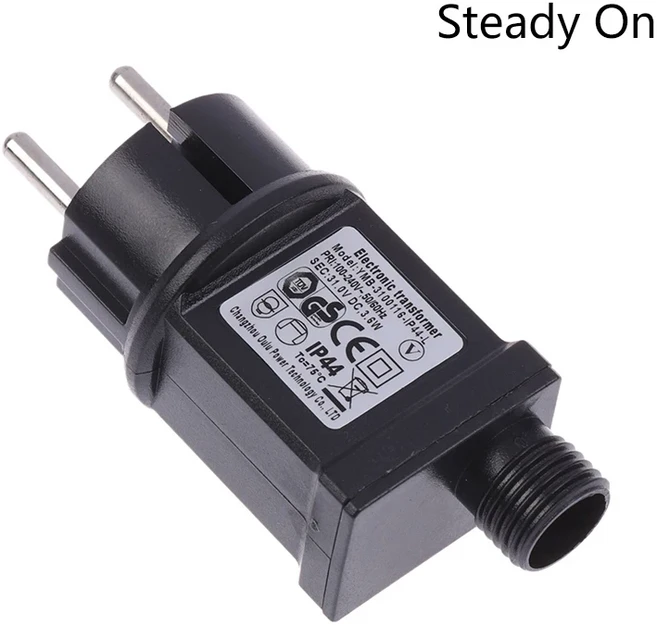 EU 플러그 AC 220V에서 31VDC로 변환 6W 8기능 SELV LED 램프 드라이버 스위치 어댑터 IP44 방수 레이저 조, 02 A