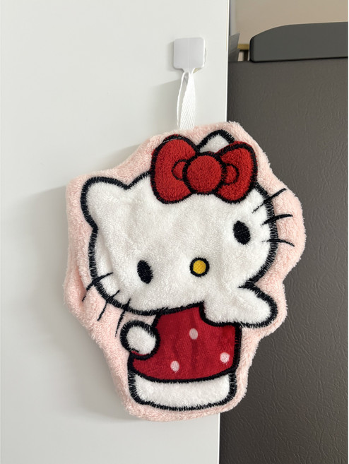 산리오 핸드타올 수건 손수건 욕실용품 집들이선물 인테리어 소품 주방용품 헬로키티 1장, 1개