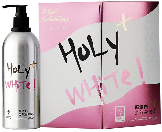 HoLy WHiTe 超激白全效身體乳plus+ 小蒼蘭, 1個, 500ml