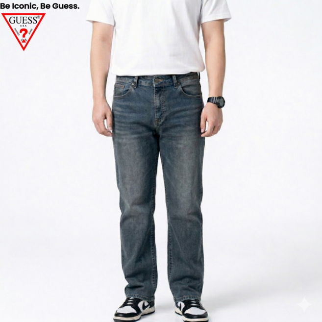 게스 청바지 데님 GUESS 남자 스트레이트 [정품]