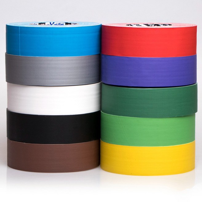 무광 면테이프 48mm * 50M 리무버 컬러 청테이프 덕테이프 대용량, 녹색, 1개